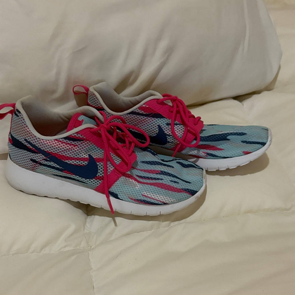 Nike Blue and Pink Athletic Shoes